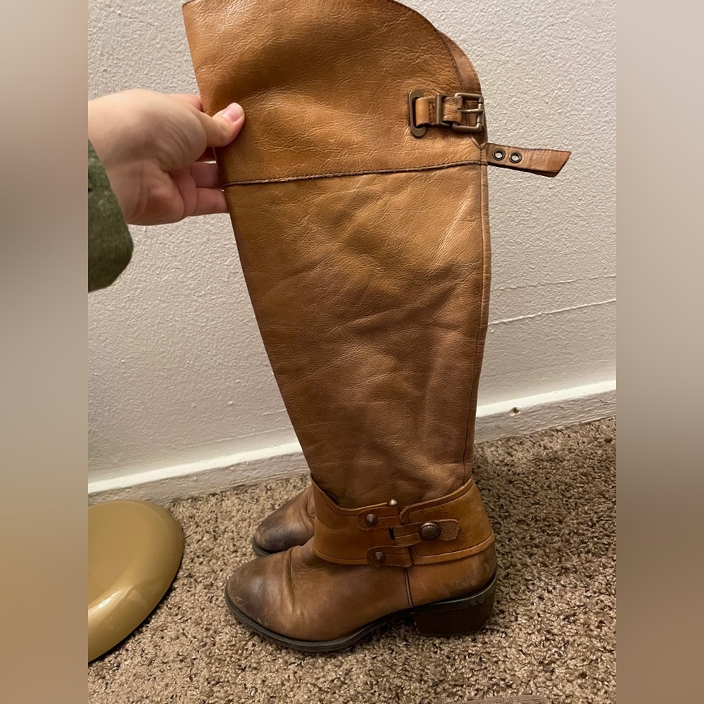 Vince Camuto Brown Rider Boots